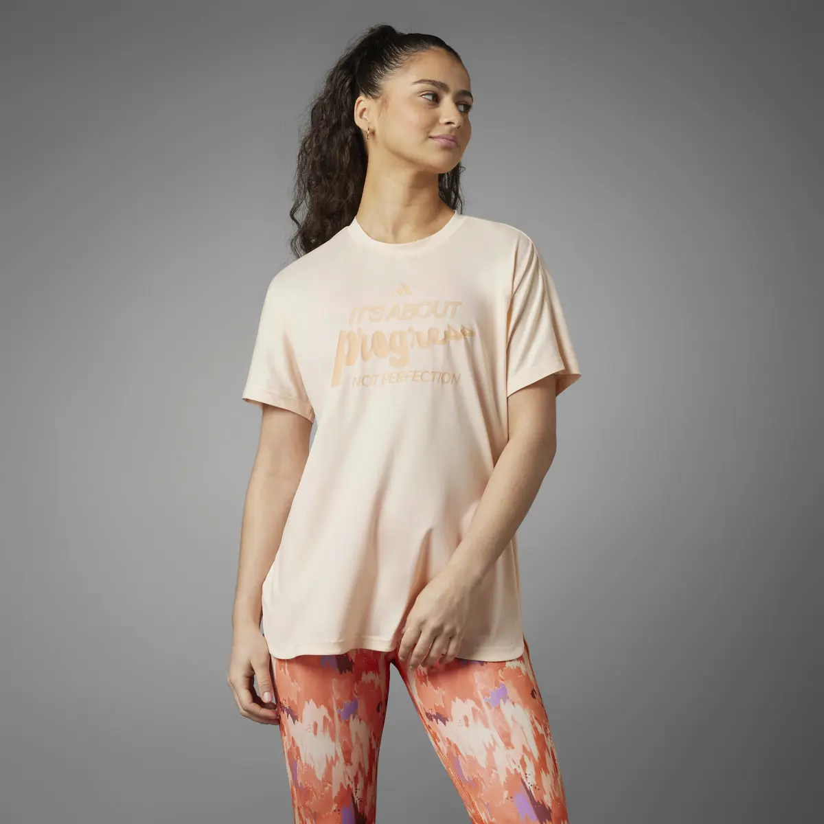 Adidas Lift Your Mind Loose Graphic Tee. 3