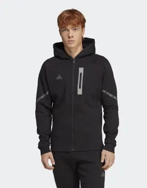 Adidas Designed for Gameday Full-Zip Hoodie. 2 Adidas Designed for Gameday Full-Zip Hoodie. 2