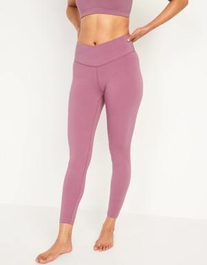 Old Navy Extra High-Waisted PowerChill 7/8 Leggings for Women pink