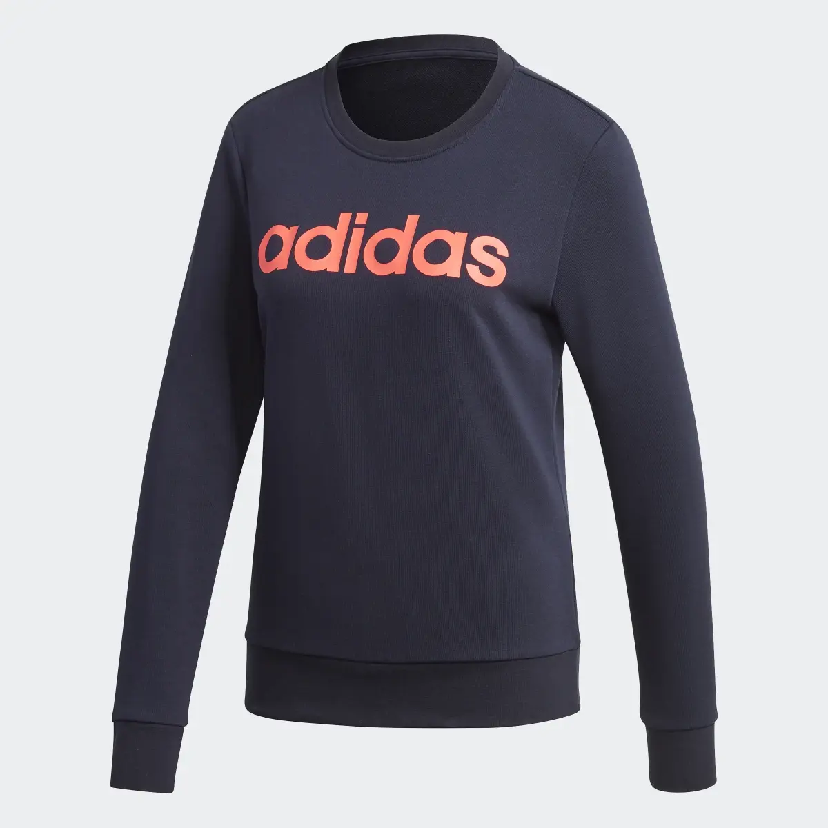 Adidas Essentials Linear Sweatshirt. 1