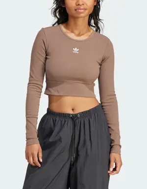 Essentials Rib Long Sleeve Tee