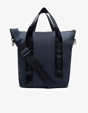 Women’s Lacoste Contrast Branding Tote Bag