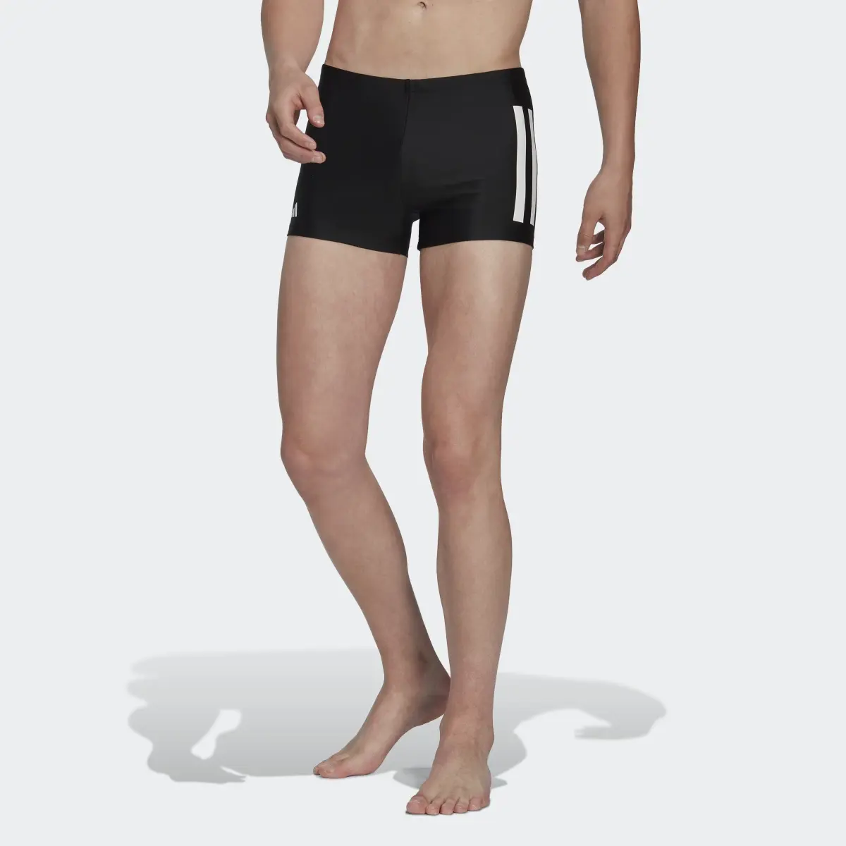Adidas Bold 3-Stripes Swim Boxers. 1
