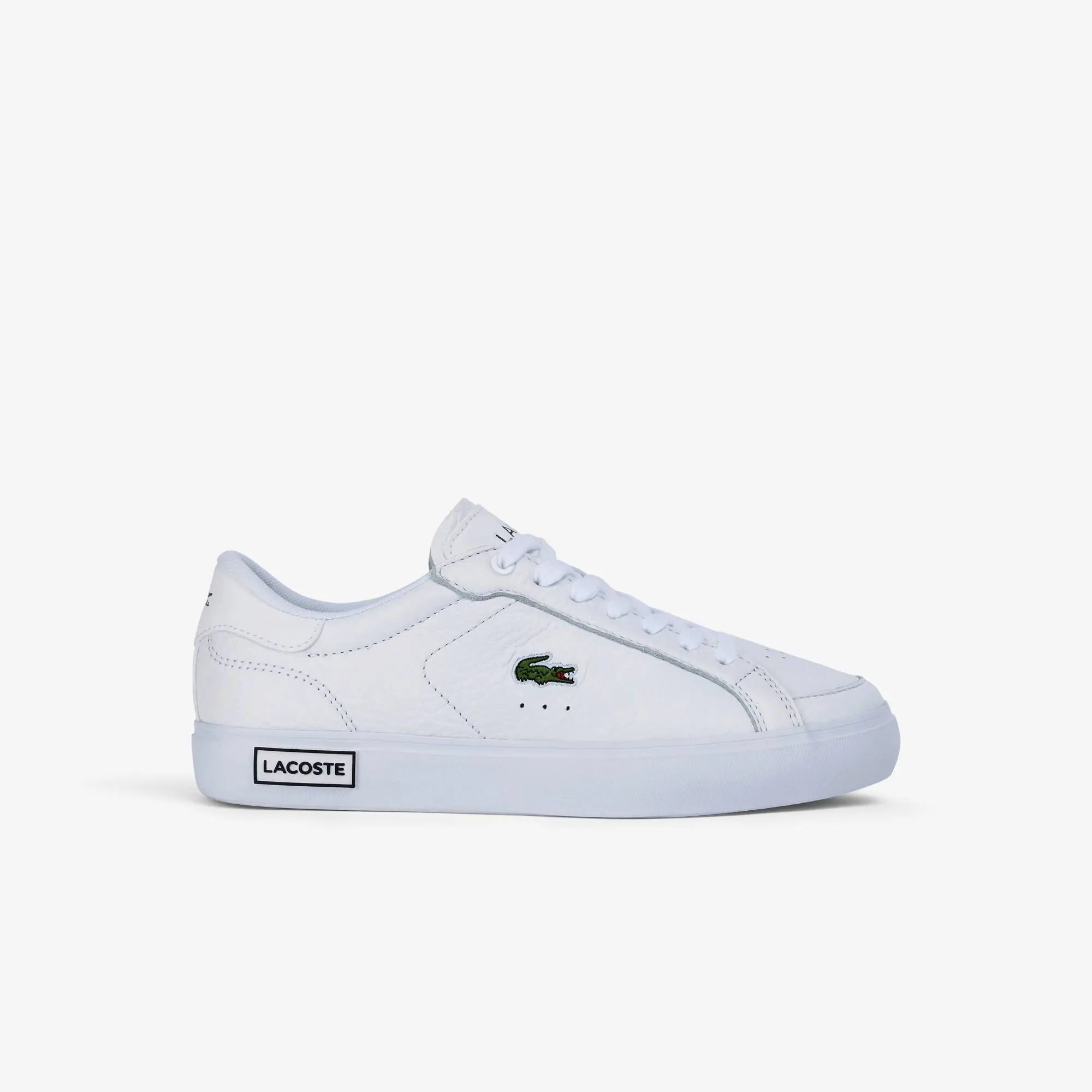 Lacoste Women's Lacoste Powercourt Leather Considered Detailing Trainers. 1