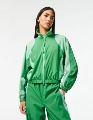 Lacoste Women’s Lacoste Oversized Two Tone Taffeta Jacket