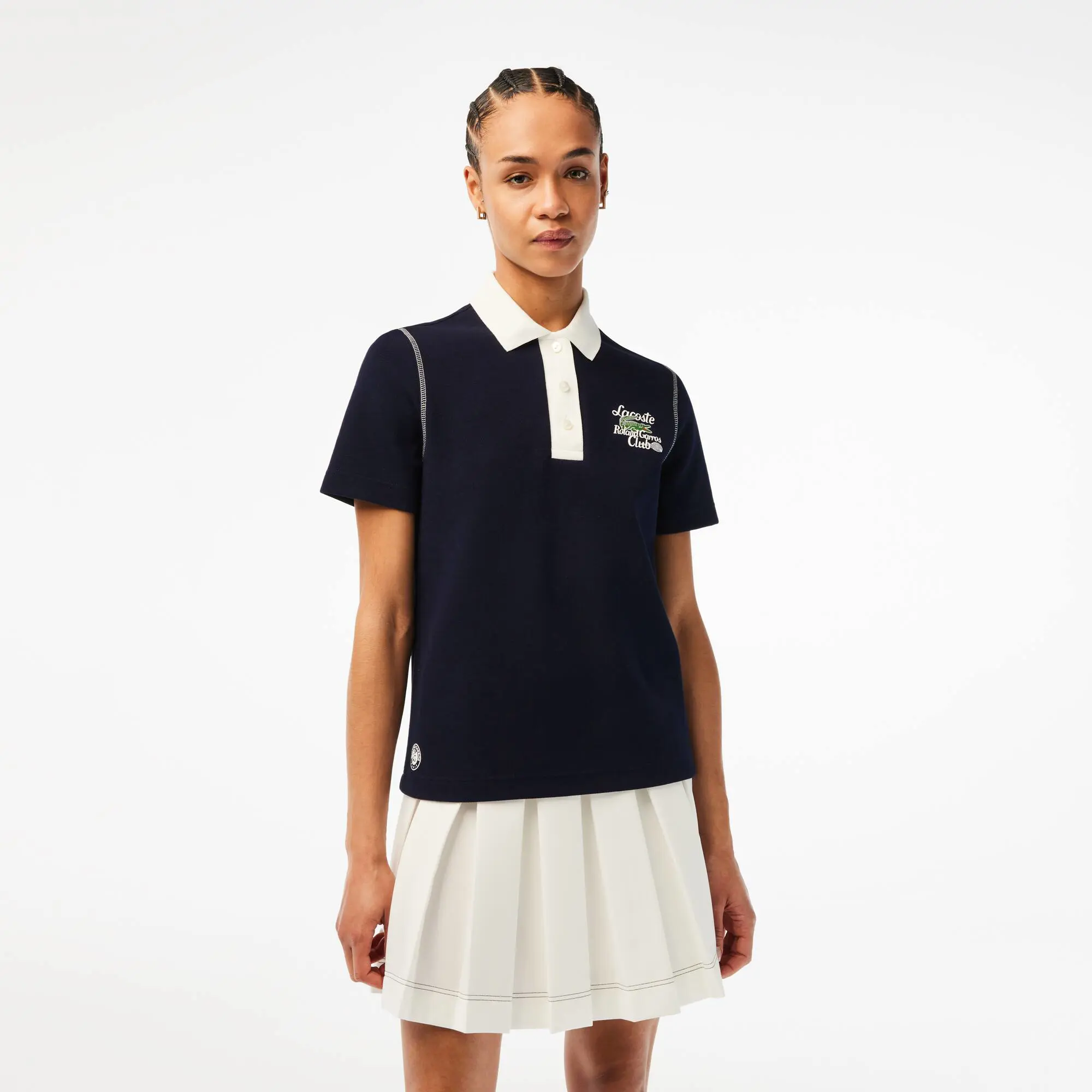 Lacoste Women’s Lacoste Sport Roland Garros Edition Cotton Piqué Polo Shirt. 1