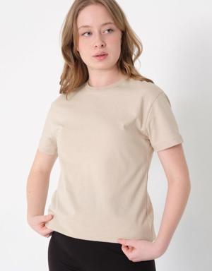 Bisiklet Yaka Basic T-shirt