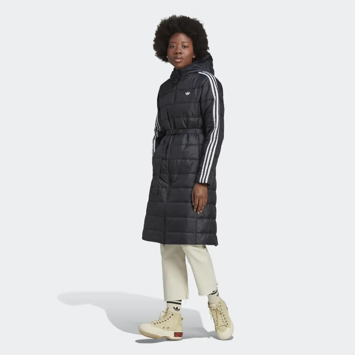 Adidas Veste à capuche longue et slim Premium. 2