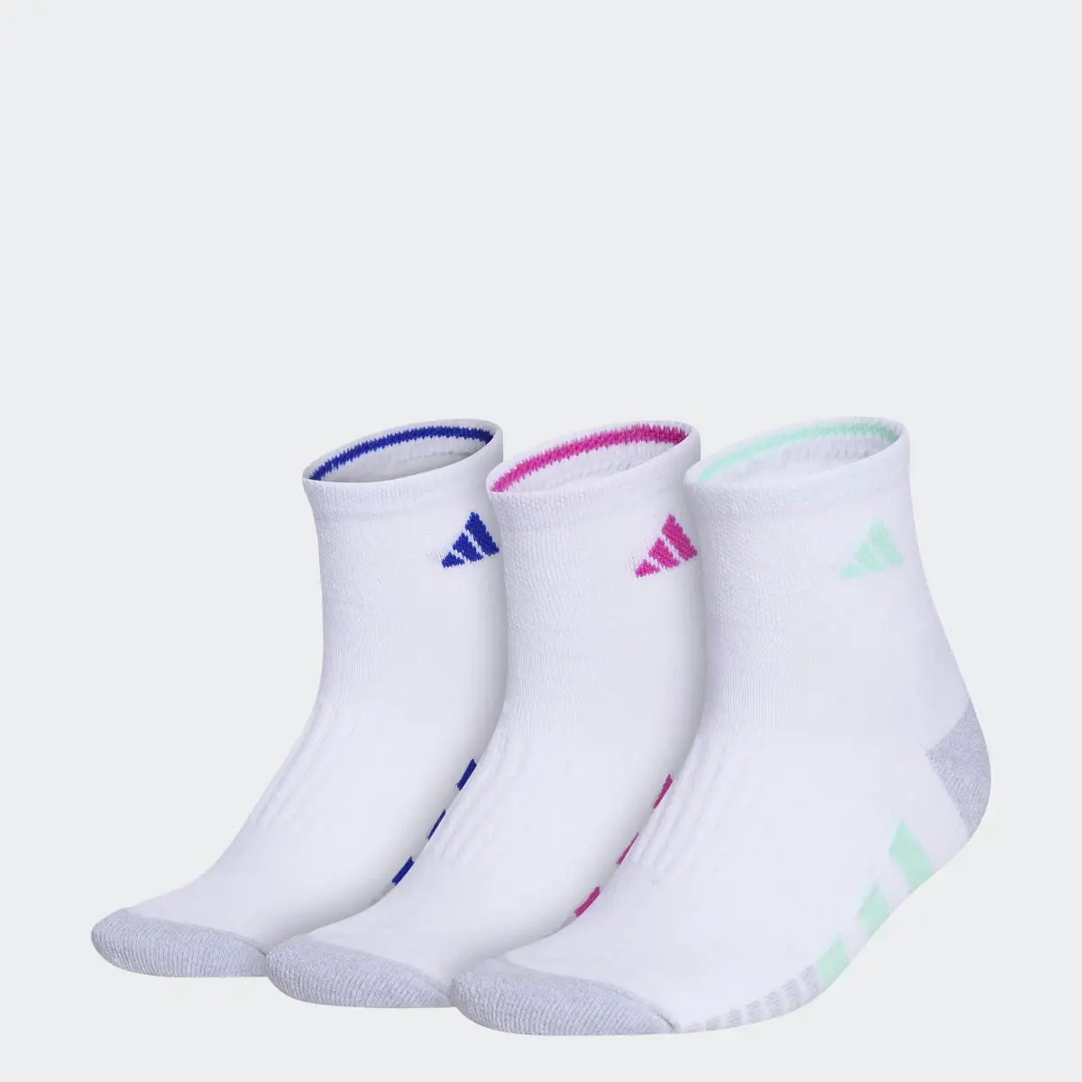 Adidas Cushioned Quarter Socks 3 Pairs. 1