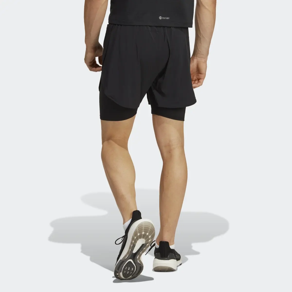 Adidas Shorts de Entrenamiento HEAT.RDY HIIT 2 en 1. 2