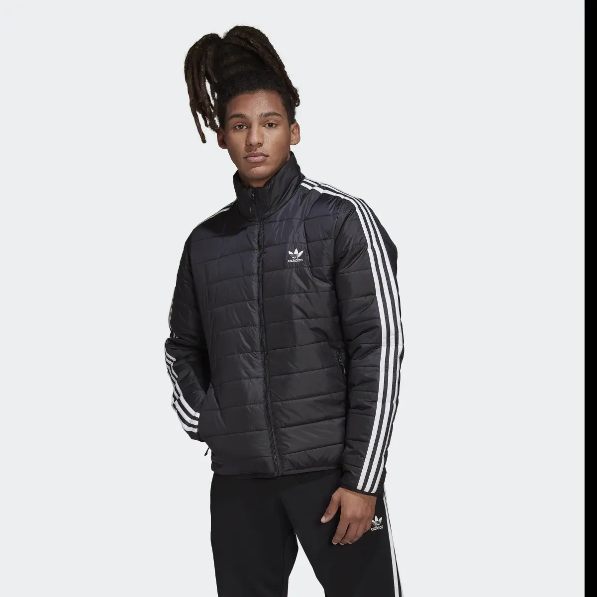 Adidas Padded Stand Collar Puffer Jacket. 2