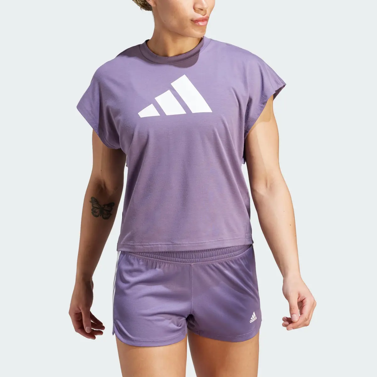 Adidas Train Icons Training Regular Fit Logo Tee. 1