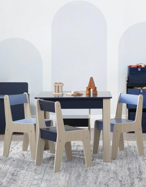 Toddler Table and Chairs Set blue