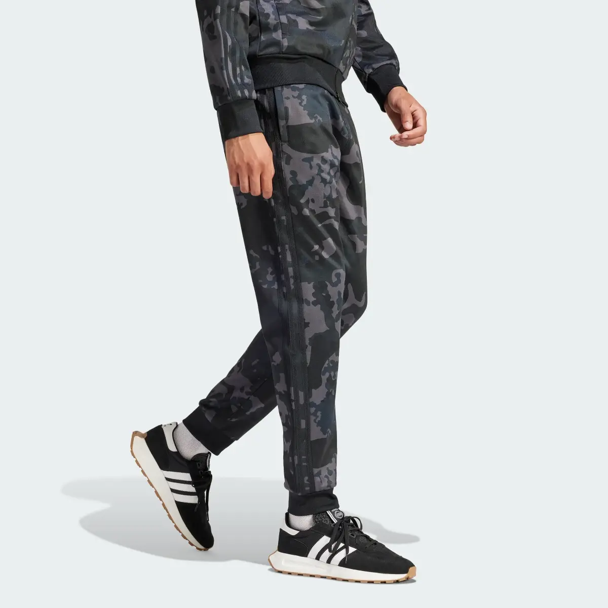 Adidas camo tracksuit sales bottoms