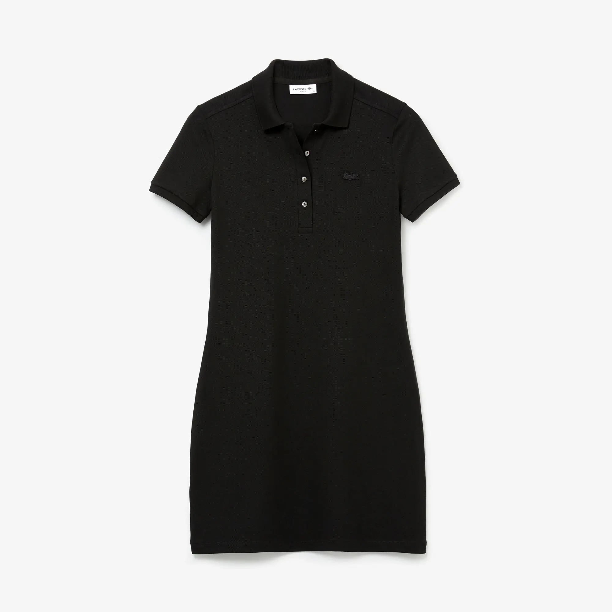 Lacoste Vestido polo en piqué de algodón stretch para mujer. 2 Lacoste Vestido polo en piqué de algodón stretch para mujer. 2