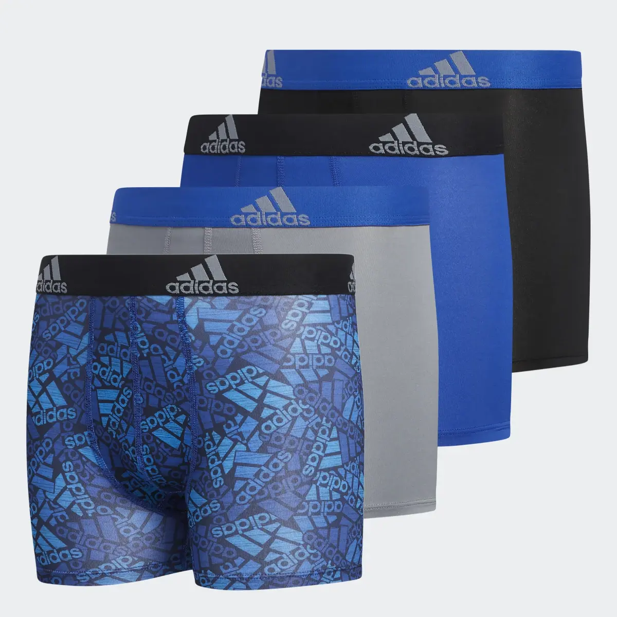 Adidas Performance Graphic Boxer Briefs 4 Pairs. 1