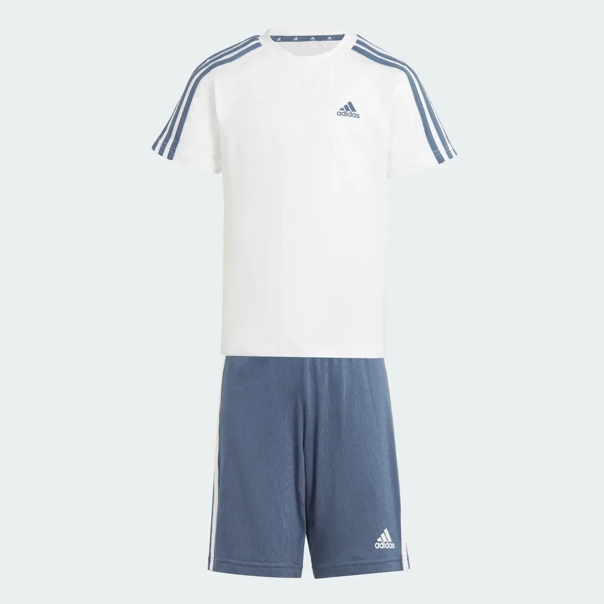 Adidas Conjunto de Playera y Shorts Essentials 3-Stripes. 1