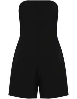 Strapless Black Rompers - Conscious Product - 2 / BLACK