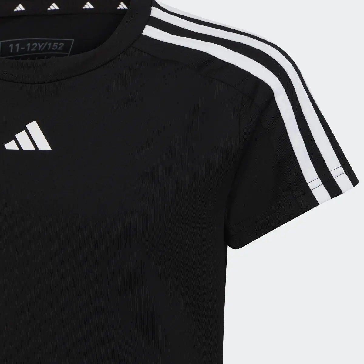 Adidas Train Essentials AEROREADY 3-Stripes Slim-Fit Training Tişörtü. 3