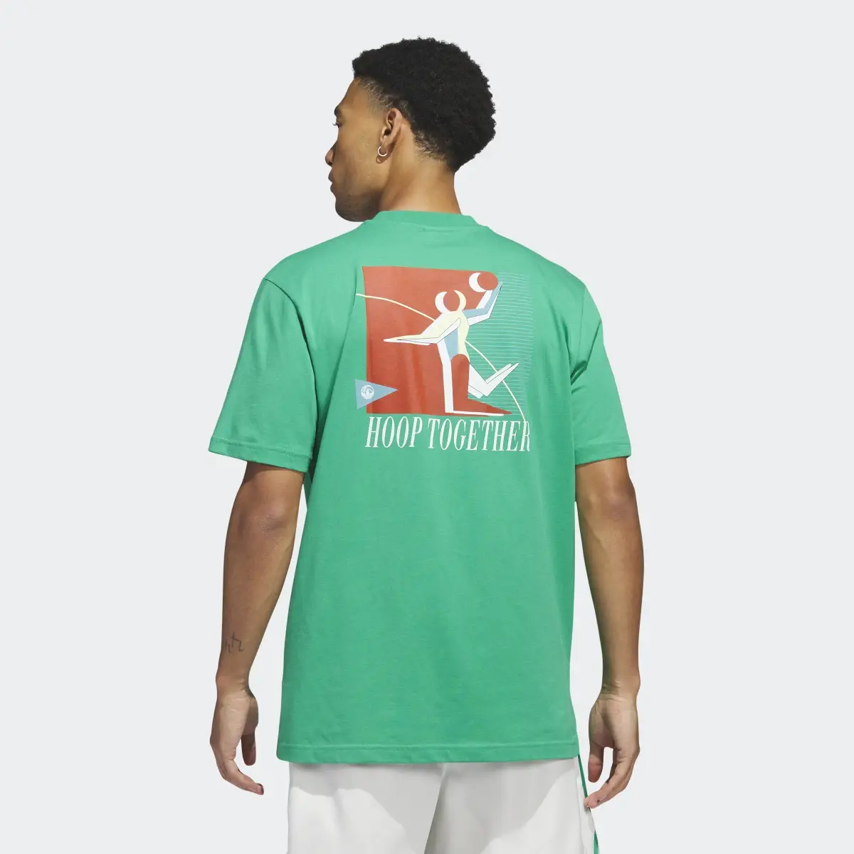 Adidas Basketball Graphic Tee. 3