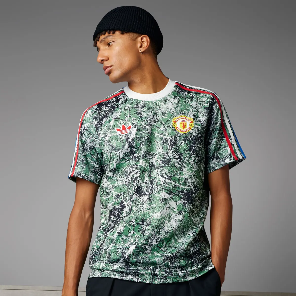 Adidas Manchester United Stone Roses Originals Icon Jersey. 1