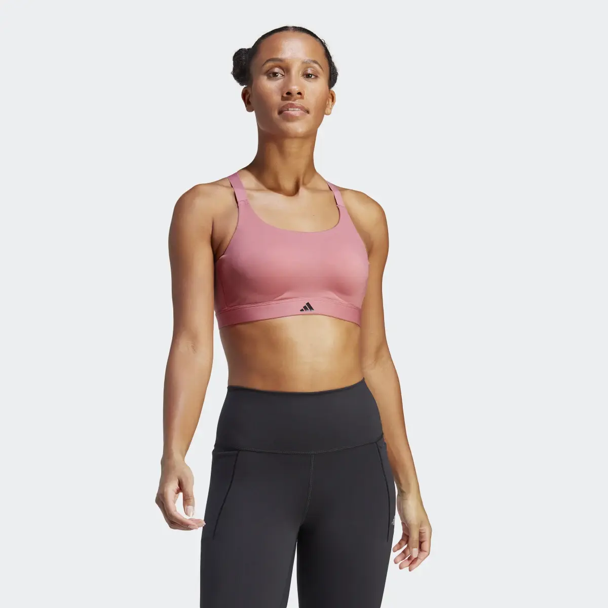 Adidas Tailored Impact Luxe Training High-Support Bra. 2