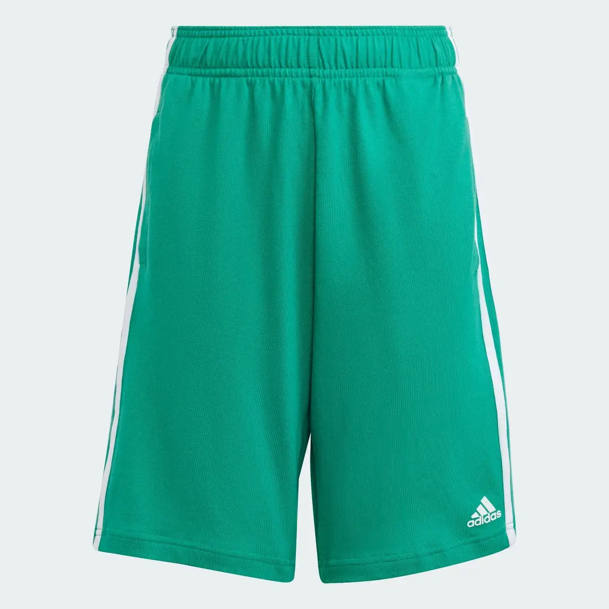 Adidas Essentials 3-Streifen Knit Shorts. 3