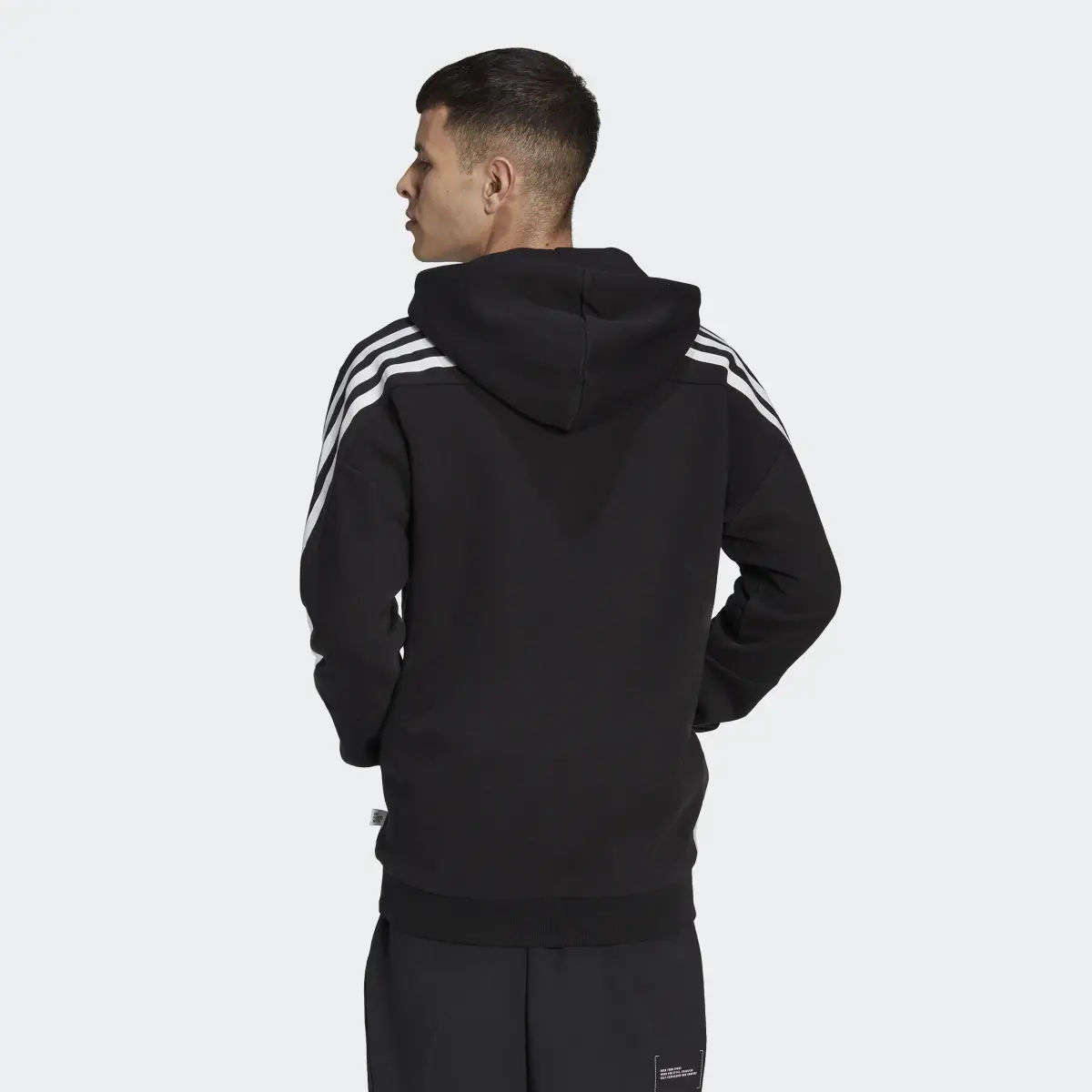 Adidas Future Icons 3-Stripes Fleece Full-Zip Hoodie. 3