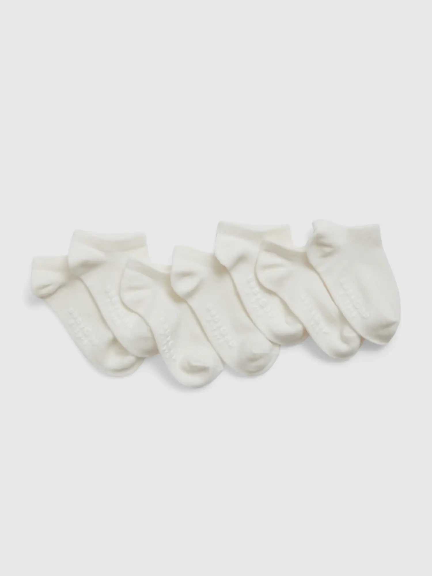 Gap Toddler No-Show Socks (7-Pack) white. 1