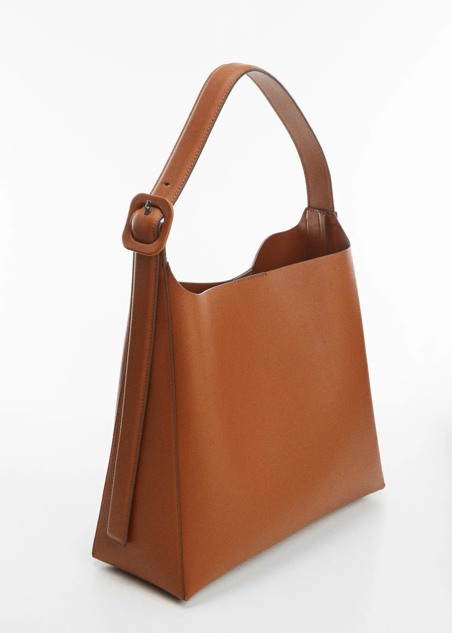 Mango Shopper bag with buckle. 3