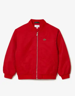 Lacoste Kids' Lacoste Nylon Colour-block Teddy Jacket