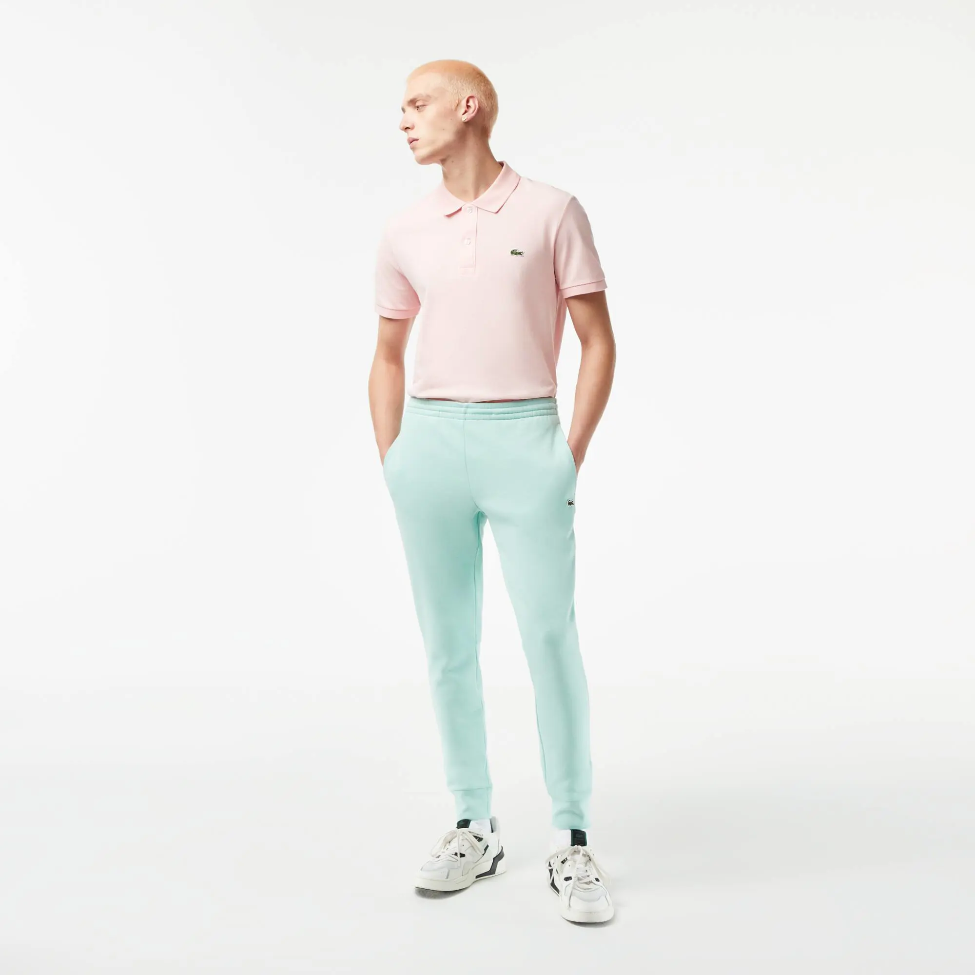 Lacoste Pantaloni sportivi in felpa di cotone organico da uomo Lacoste Jogger. 1