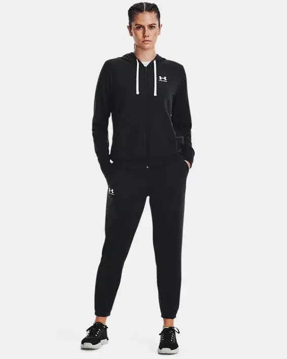 Under Armour Women's UA Rival Terry Full-Zip Hoodie. 3