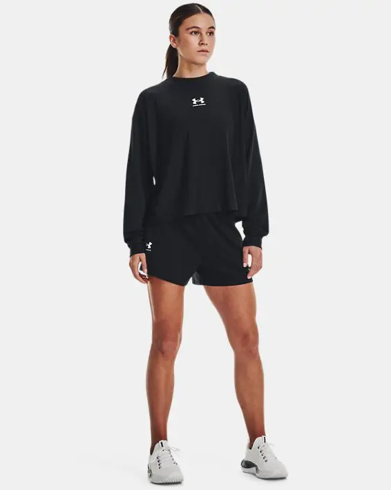 Under Armour Women's UA Rival Terry Oversized Crew. 3
