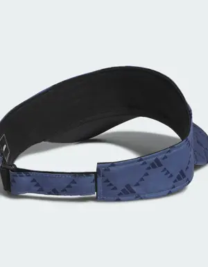 Adidas Monogram Print Fairway Visor. 3