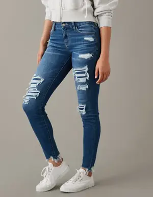 Next Level Curvy Patched High-Waisted Jegging