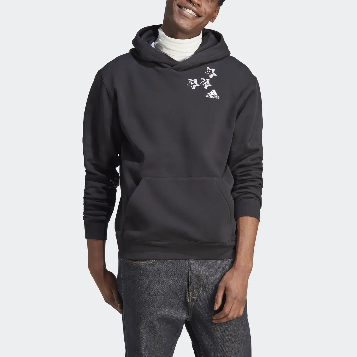 Adidas Sweat-shirt à capuche molleton Scribble. 1
