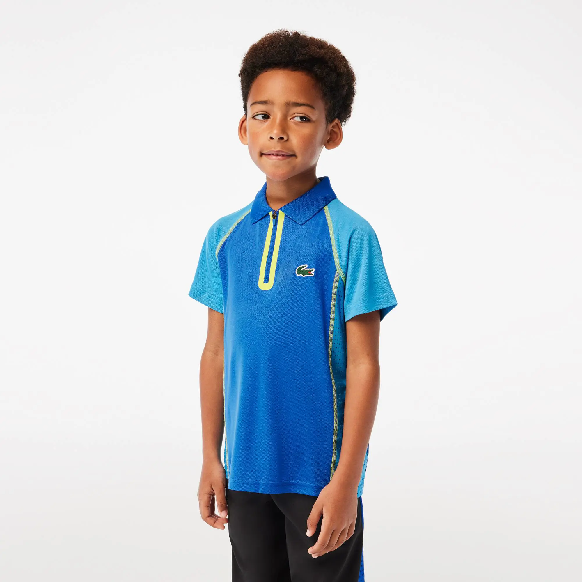 Lacoste Boys’ Lacoste Tennis Polo Shirt in Ultra-Dry Recycled Polyester. 1