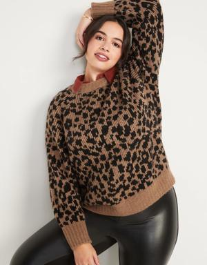 Old Navy Cozy Crew-Neck Sweater brown