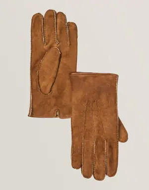 Fur Lined Merino Wool Gloves