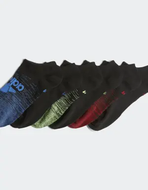 Adidas Superlite Badge of Sport No-Show Socks 6 Pairs. 2 Adidas Superlite Badge of Sport No-Show Socks 6 Pairs. 2