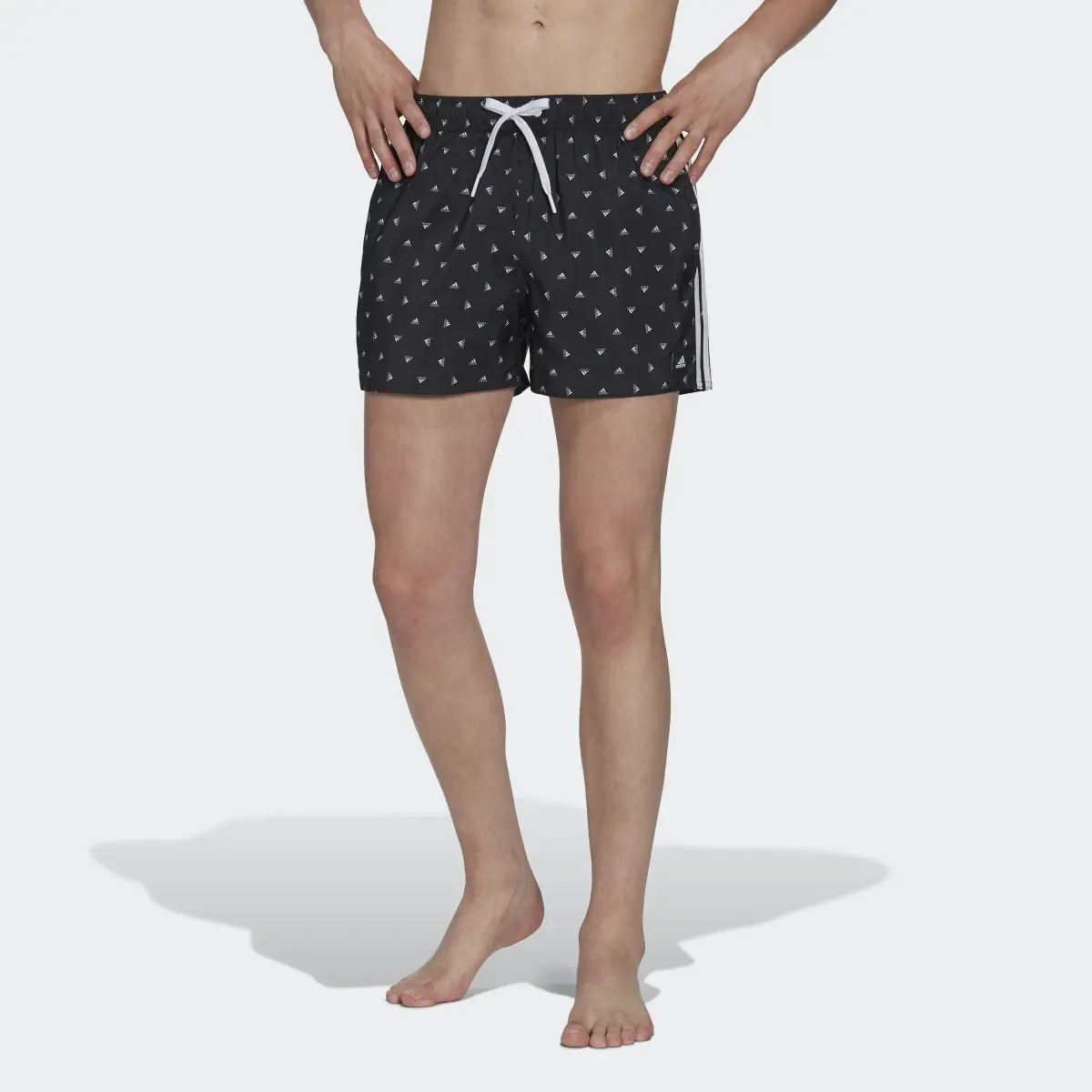 Adidas Mini Logo CLX Swim Shorts. 1