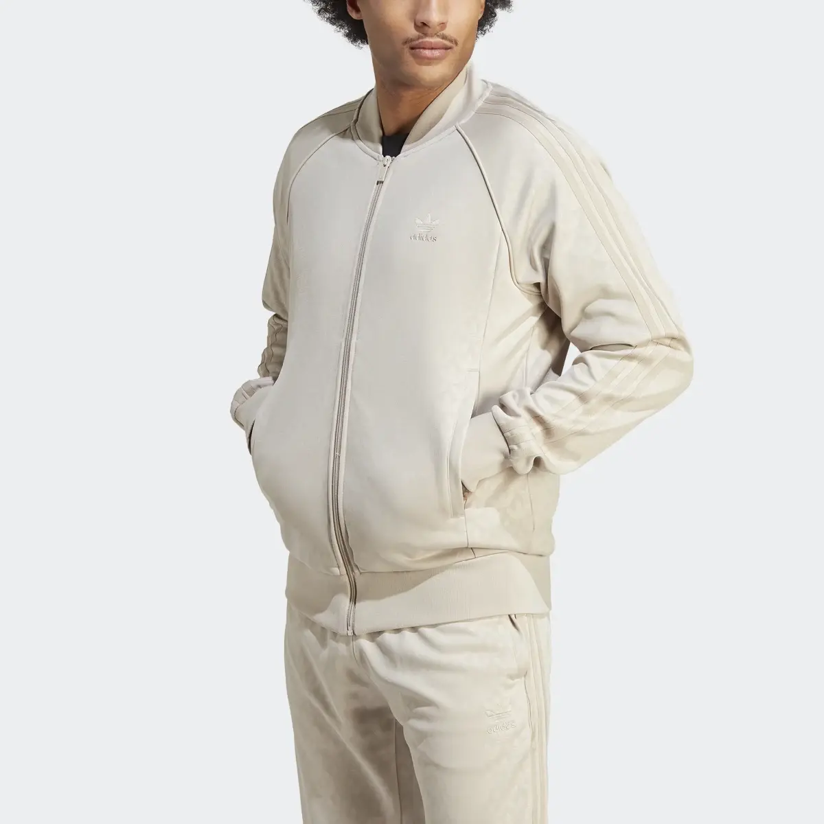 Adidas Veste de survêtement à motif monogramme SST. 1