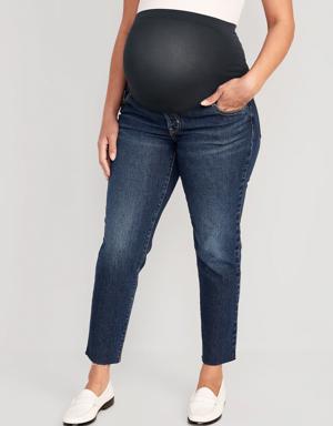 Maternity Full-Panel OG Straight Jeans blue