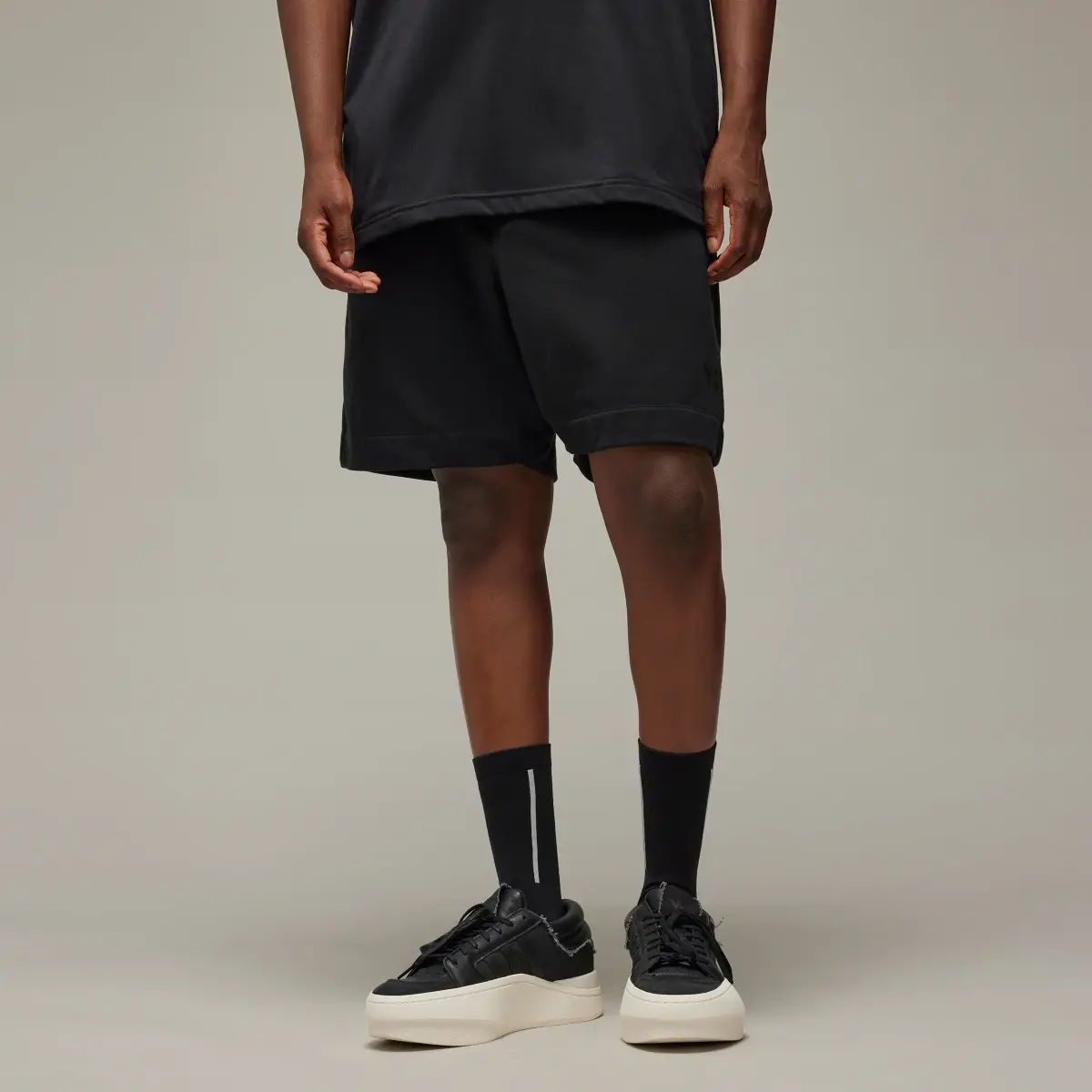 Adidas Y-3 French Terry Shorts. 1