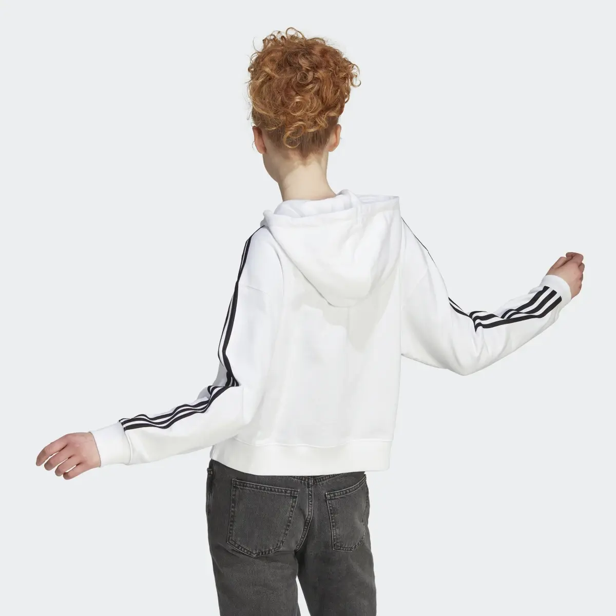 Adidas Hoodie Essentials 3-Stripes French Terry Bomber Full-Zip. 3