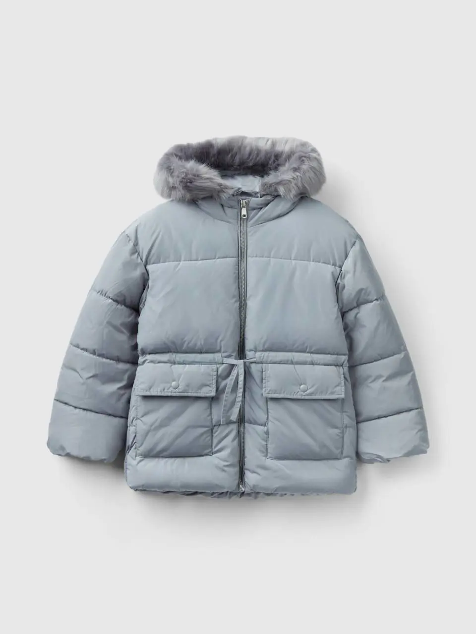 Benetton "rain defender" padded jacket with drawstring. 1