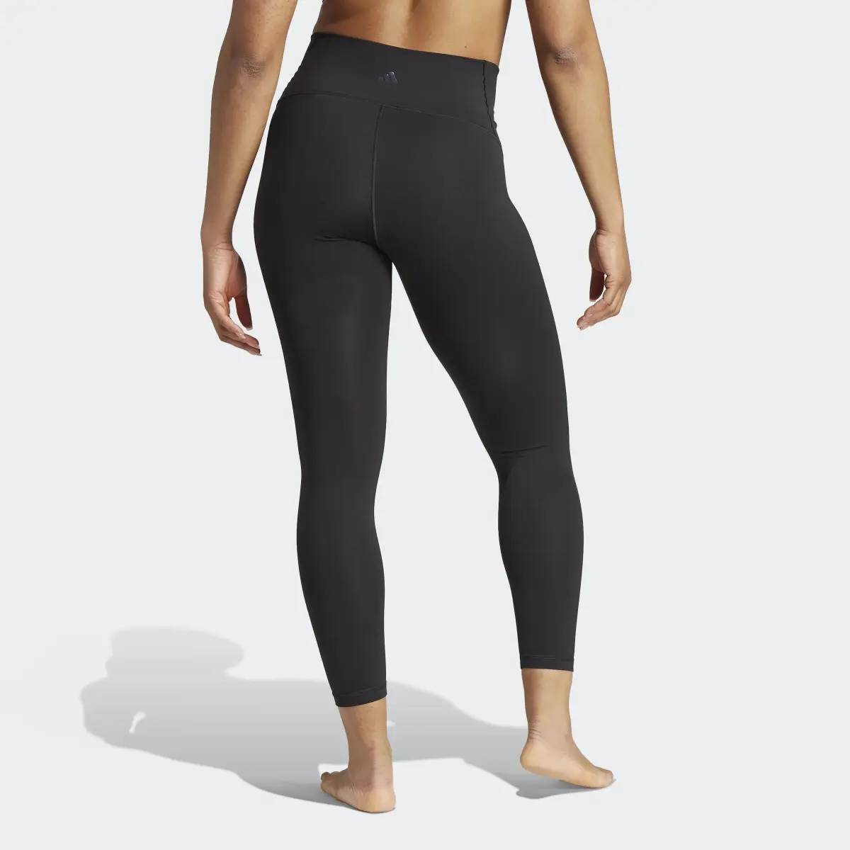 Adidas Yoga Studio Luxe Crossover Waistband 7/8 Leggings. 3