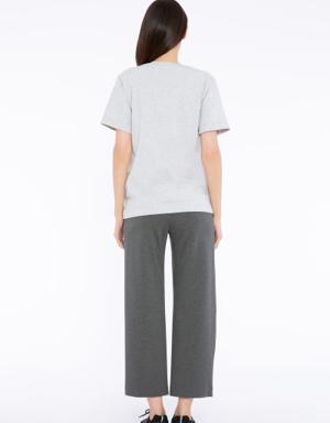 Side Piping Sport Gray Trousers