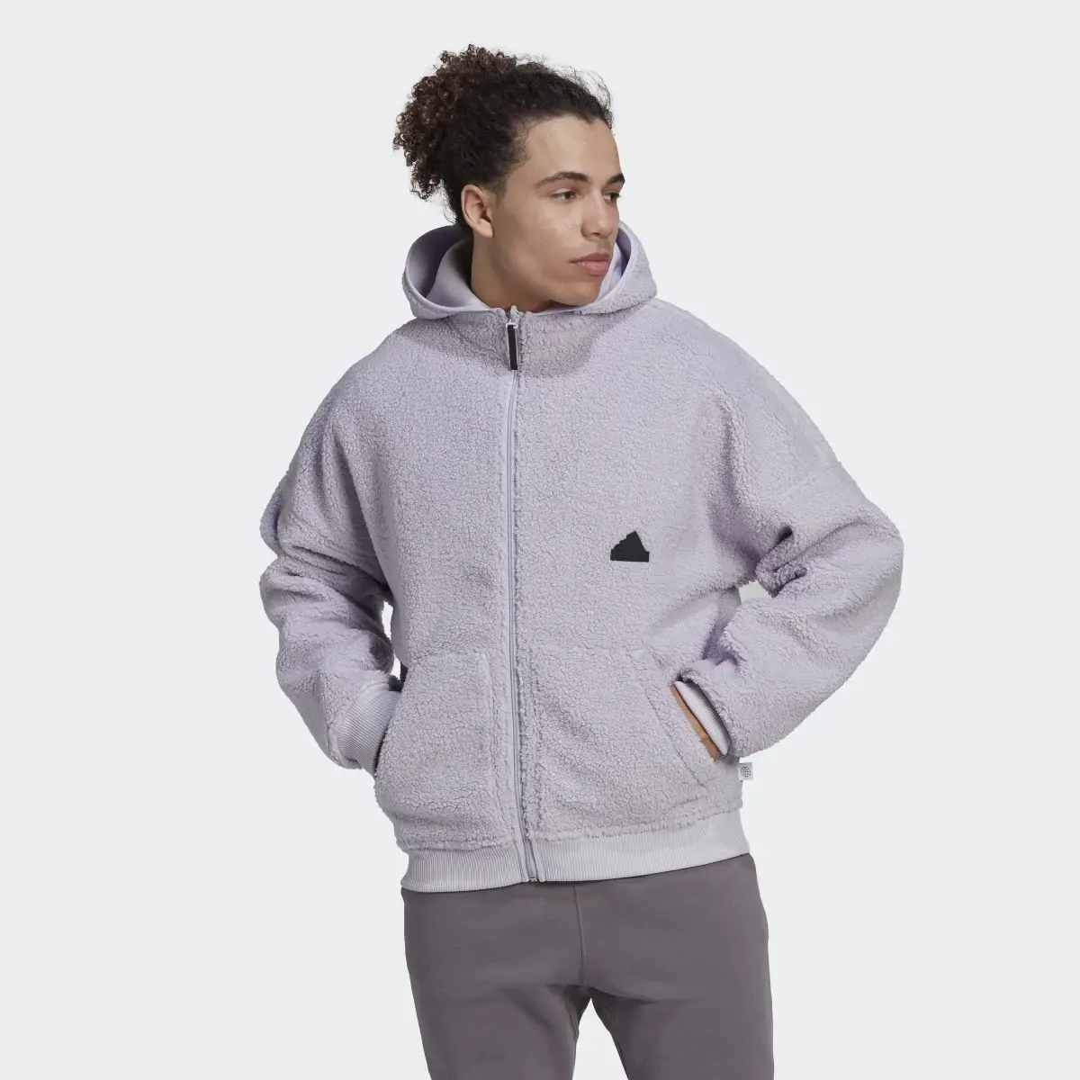 Adidas Sweat-shirt Polar Fleece Full-Zip. 2